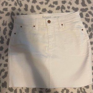 Levi's White Denim Skirt